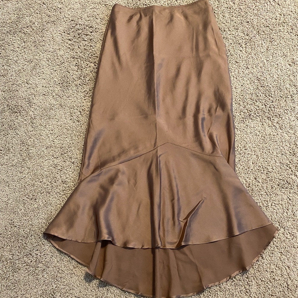 Abercrombie Satin Midaxi Skirt